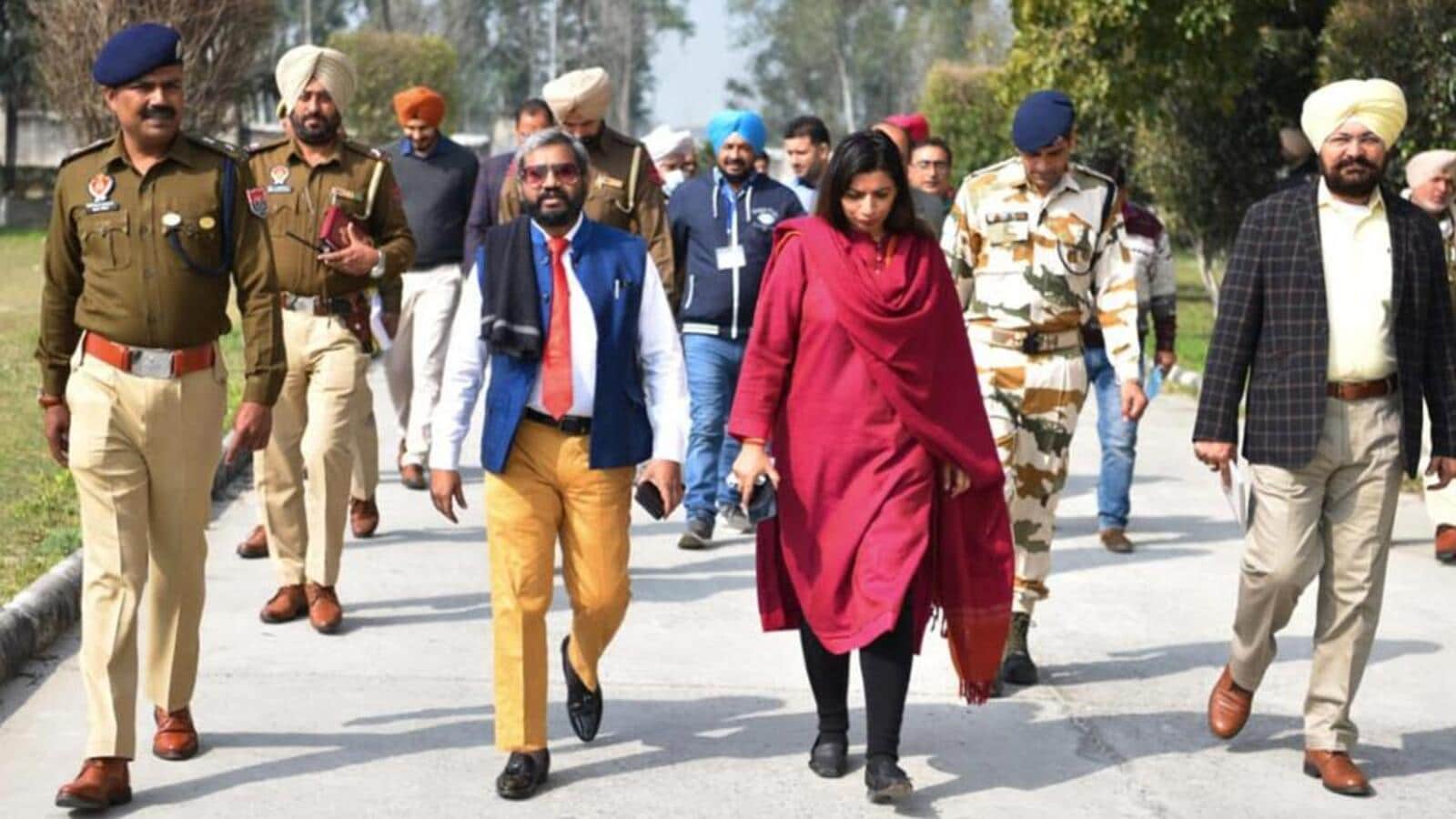 Punjab chief electoral officer reviews security arrangements at strongrooms in Hoshiarpur