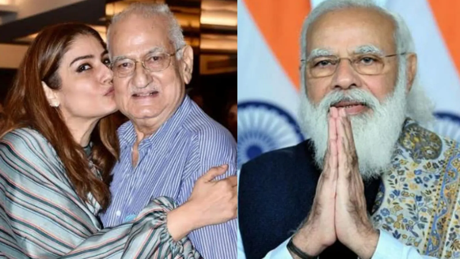 Raveena Tandon gets condolence note from PM Narendra Modi on father’s death: ‘He enriched Indian cinema with creativity’