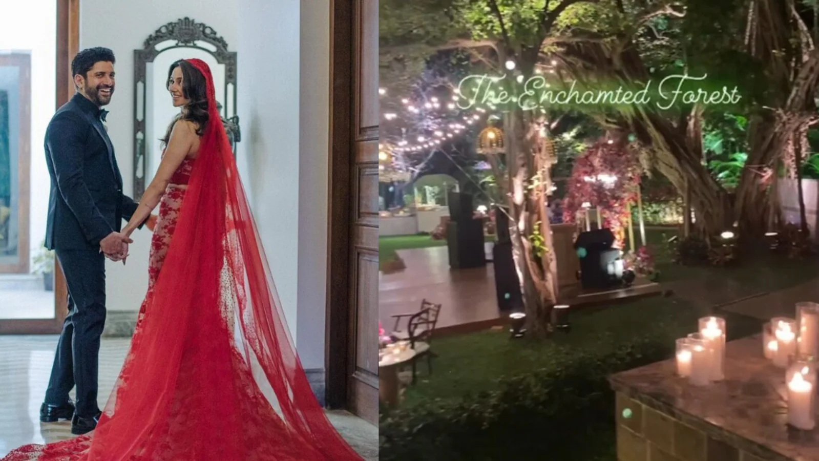 Shibani Dandekar’s friend shares a tour of wedding venue and forest-inspired decor. See pics