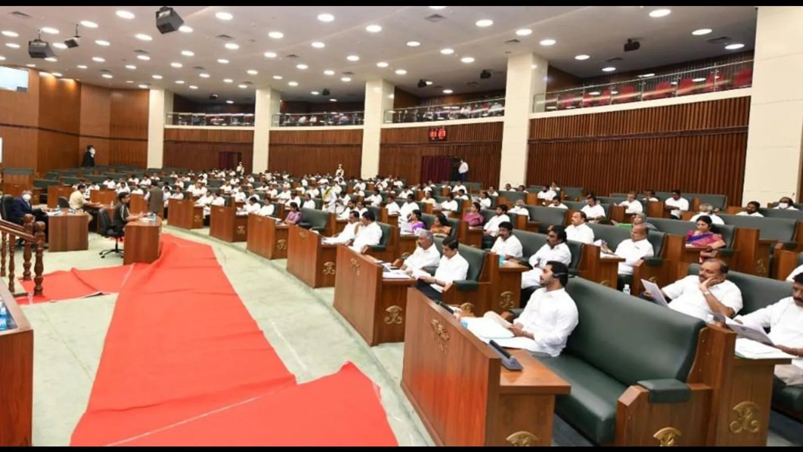 5 TDP MLAs suspended after ruckus in Andhra assembly