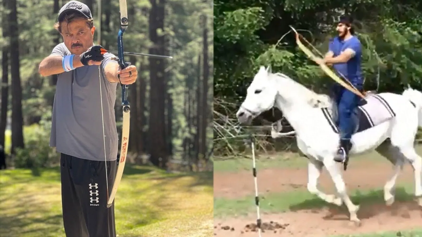 After son Harshvarrdhan Kapoor, Anil Kapoor attempts archery, says he ‘couldn’t get it right’. Watch videos