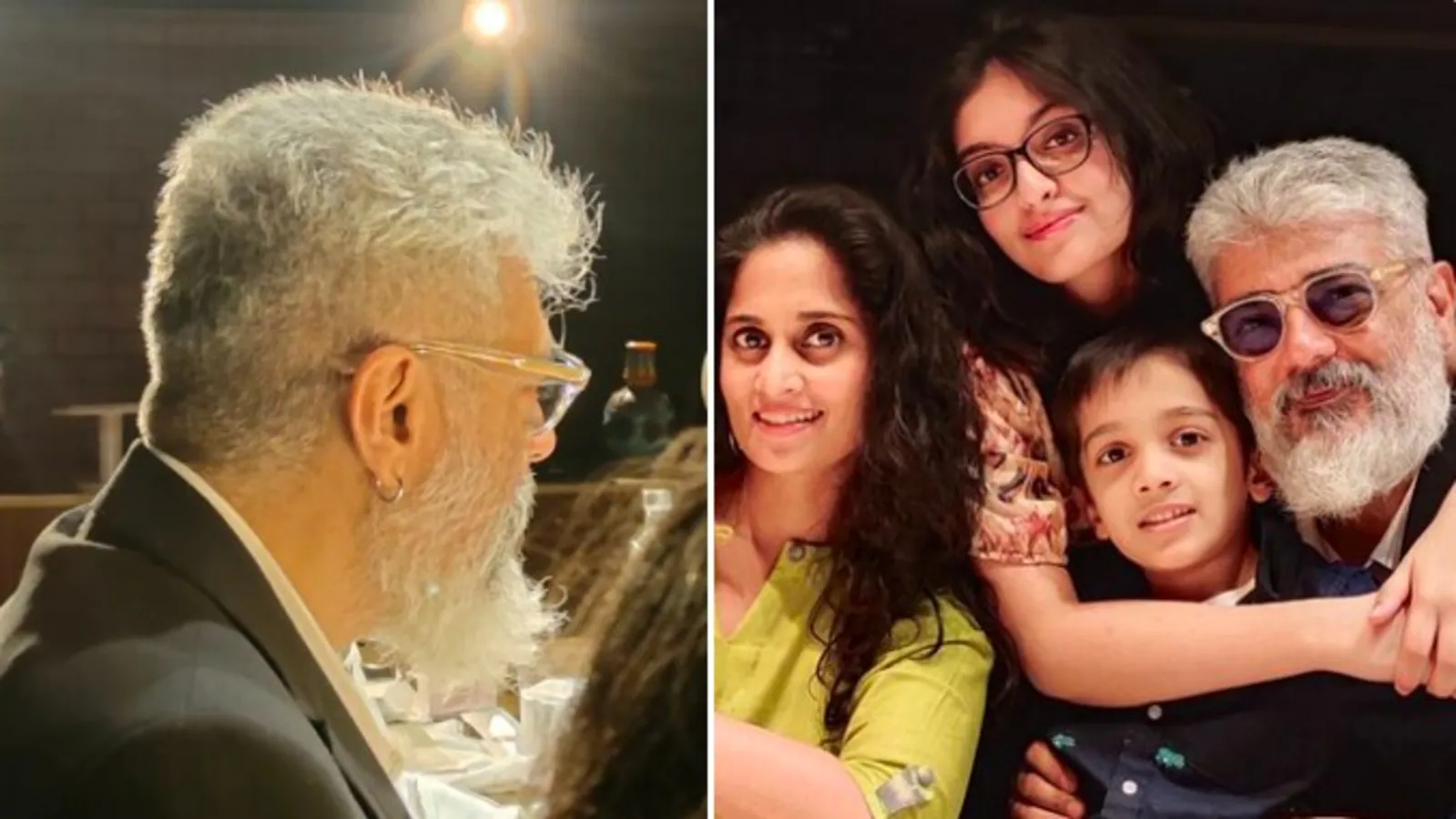Ajith Kumar poses for family picture on son’s birthday; fans praise his new look