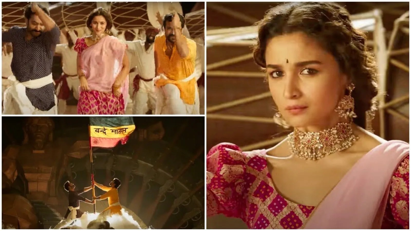 Alia Bhatt matches steps with Jr NTR, Ram Charan in RRR song teaser, fans call her ‘so pretty’