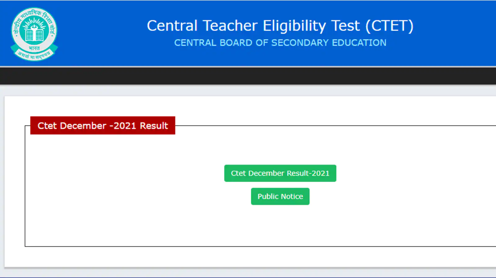 CTET December 2021 result declared at ctet.nic.in, here’s how to check marksheet