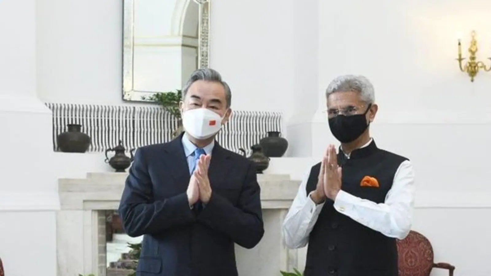 Foreign minister S Jaishankar meets China’s Wang Yi in Delhi