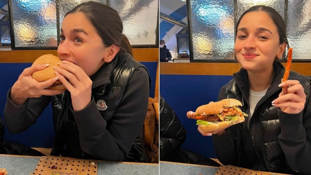 Gangubai Kathiawadi finally enters the ₹100 cr club, Alia Bhatt celebrates with burger and fries