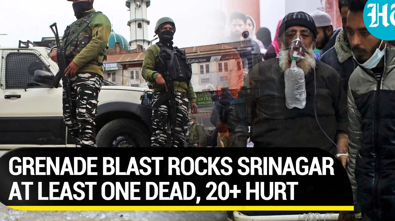 Grenade attack in crowded Srinagar market; Civilian killed, 23 injured