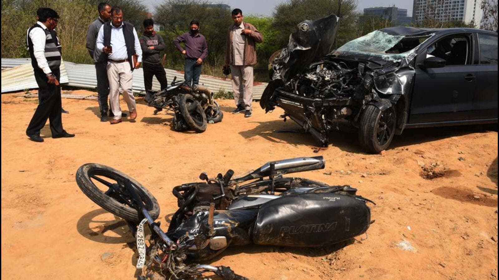 Gurugram: Four die in car-motorcycle collision on Golf Course Road, one arrested