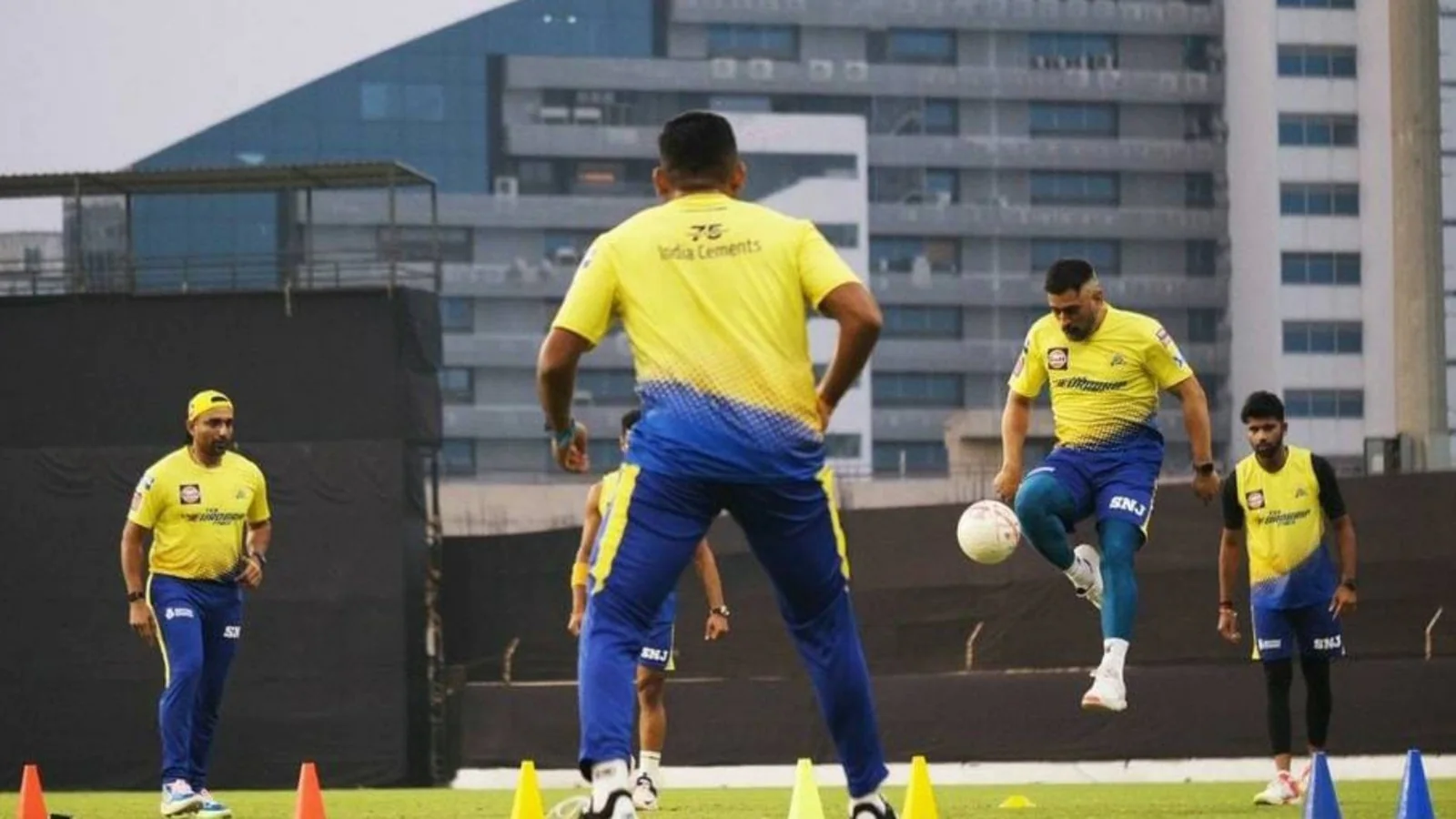 ‘He has been told to improve his football skills’: MS Dhoni takes cheeky dig at CSK’s new recruit