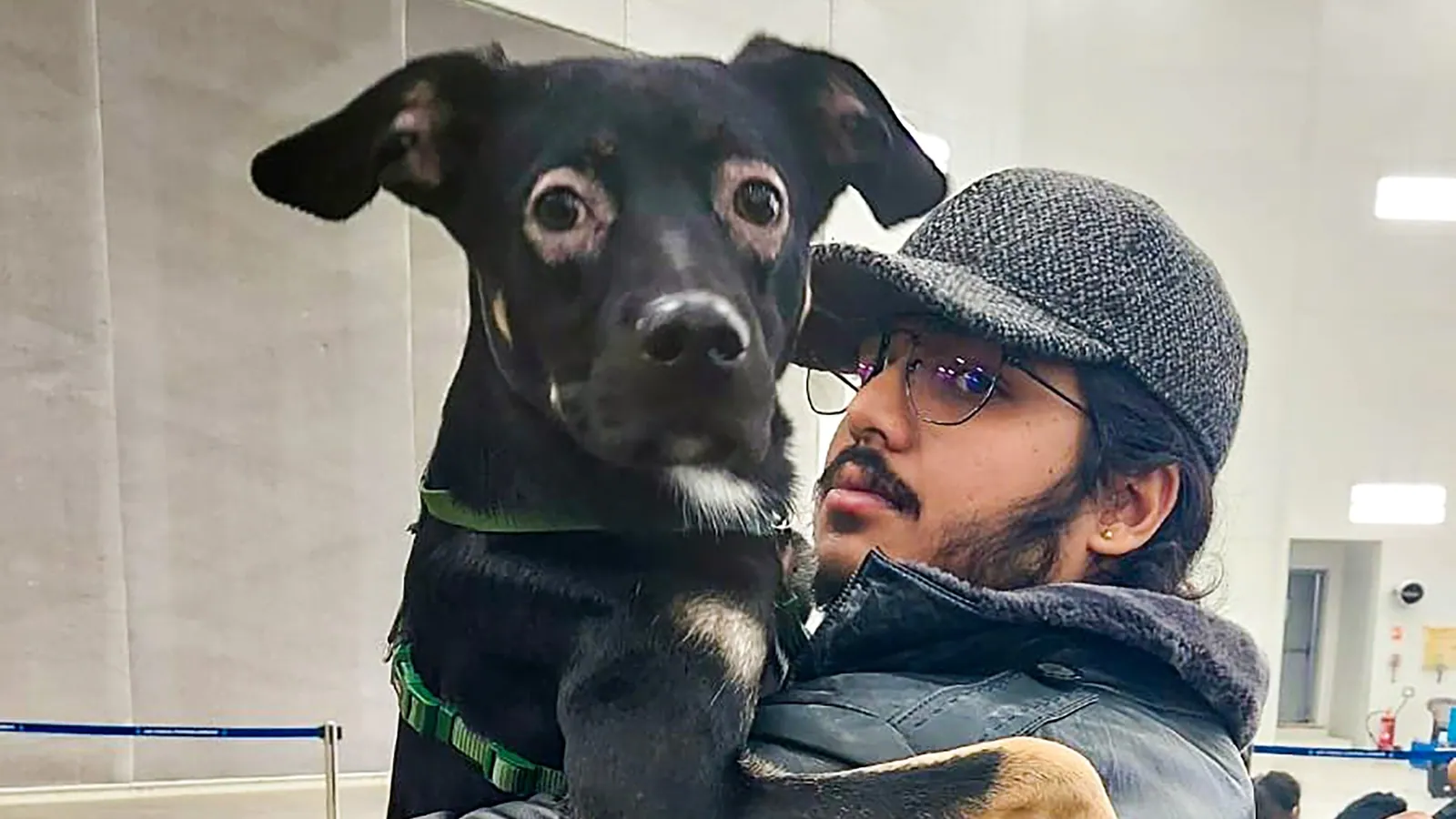 Indian student in Ukraine, who refused to leave his pet dog, returns via Hungary