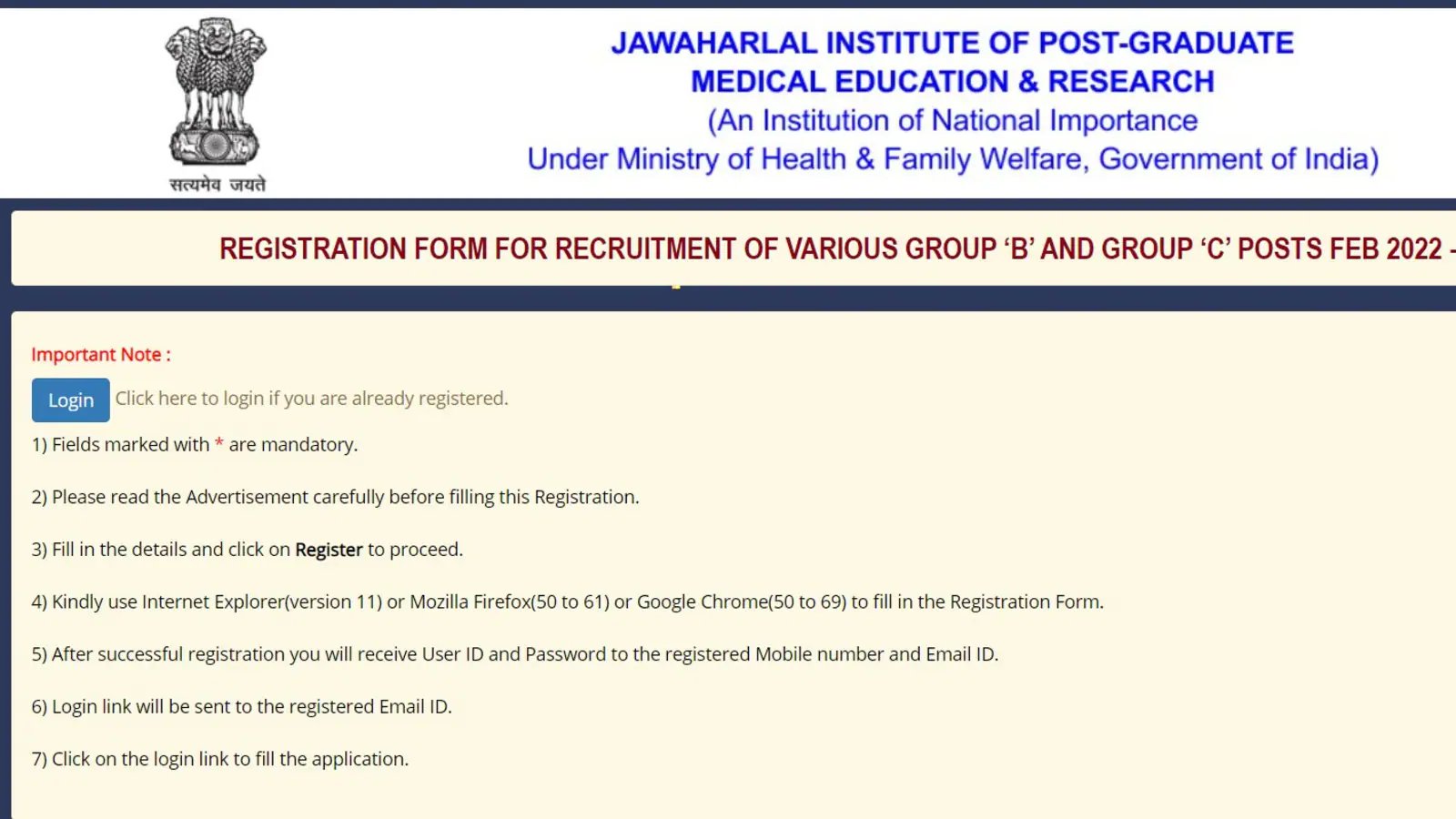 JIMPER recruitment: 143 vacancy for nursing officer and other posts on offer