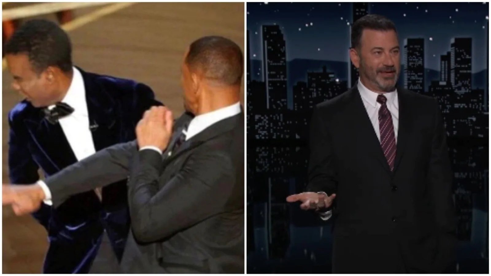 Jimmy Kimmel’s fresh take on Will Smith slapgate: ‘Spider-Man, Aquaman, Catwoman, nobody helped Chris Rock’