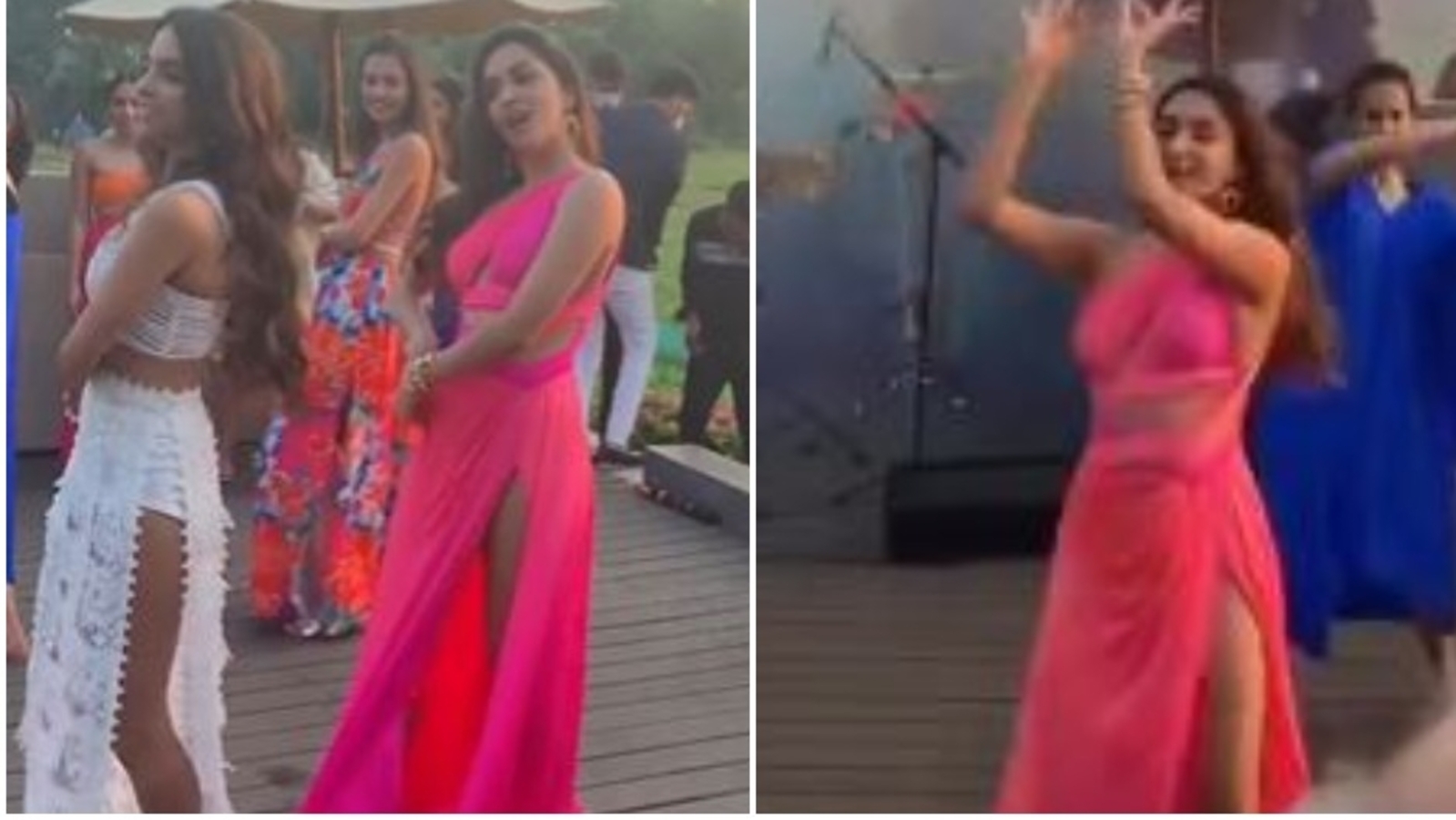Kiara Advani is the perfect bridesmaid as she dances with sister Ishita at her pre-wedding festivities. Watch