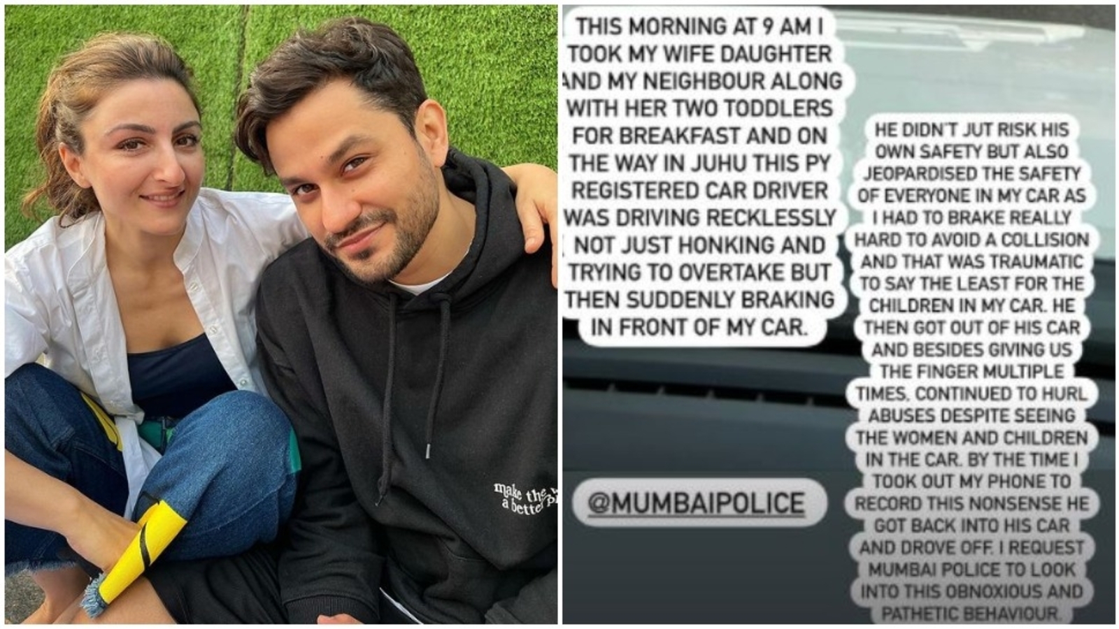 Kunal Kemmu, Soha Ali Khan and Inaaya face road rage incident, ‘reckless’ driver shows them ‘the finger, hurls abuses’