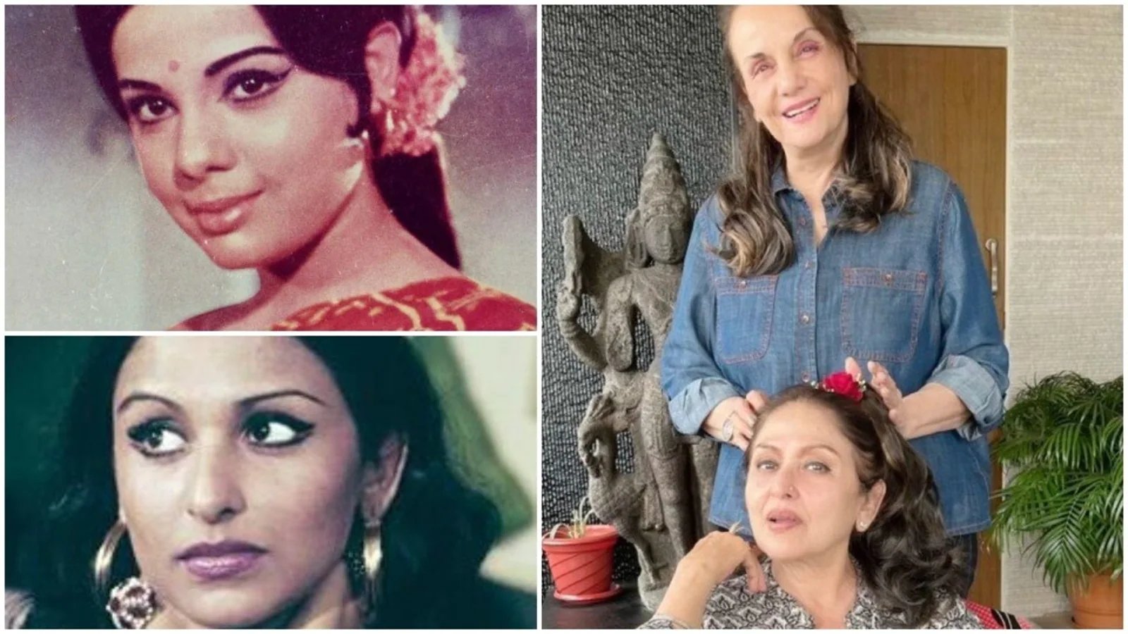 Mumtaz turns hairstylist for Anju Mahendroo in new pic, fans call them ‘gorgeous’