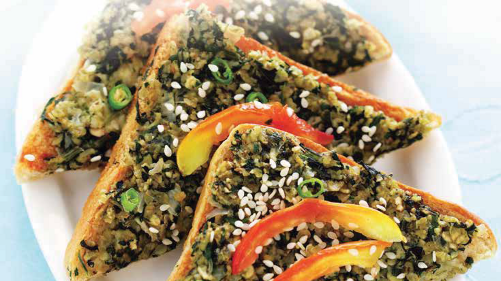 Recipe: Oats Sesame Spinach Toast to fuel your energy for the rest of the day
