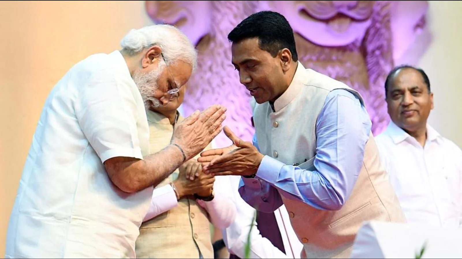 Pramod Sawant sworn in as Goa CM; 8 ministers, all from BJP, make up cabinet