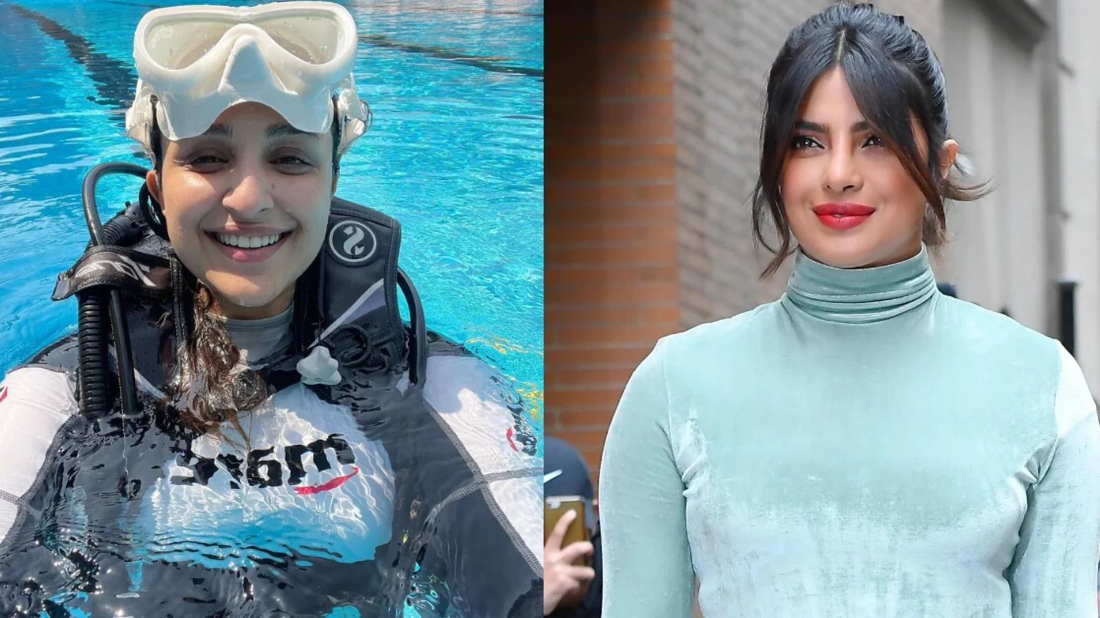 Priyanka Chopra calls cousin Parineeti Chopra ‘gorgeous’ as she poses in her scuba diving outfit. See pic