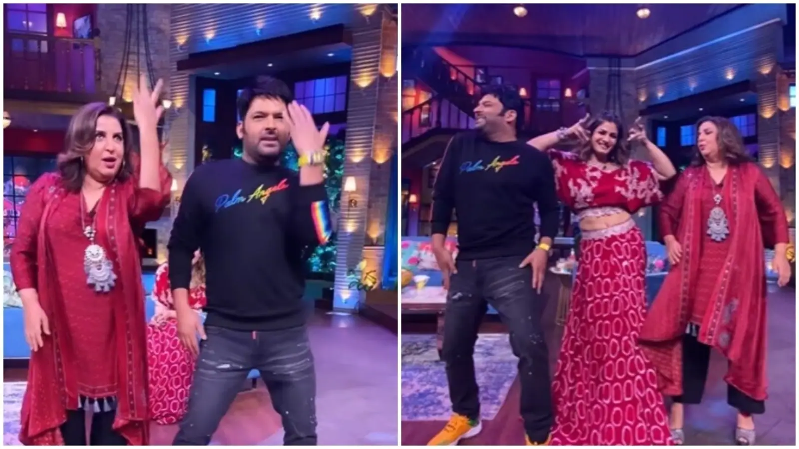 Raveena Tandon recreates Tip Tip Barsa Paani on Kapil Sharma’s show, Farah Khan: ‘She ‘always gets centre stage. Watch