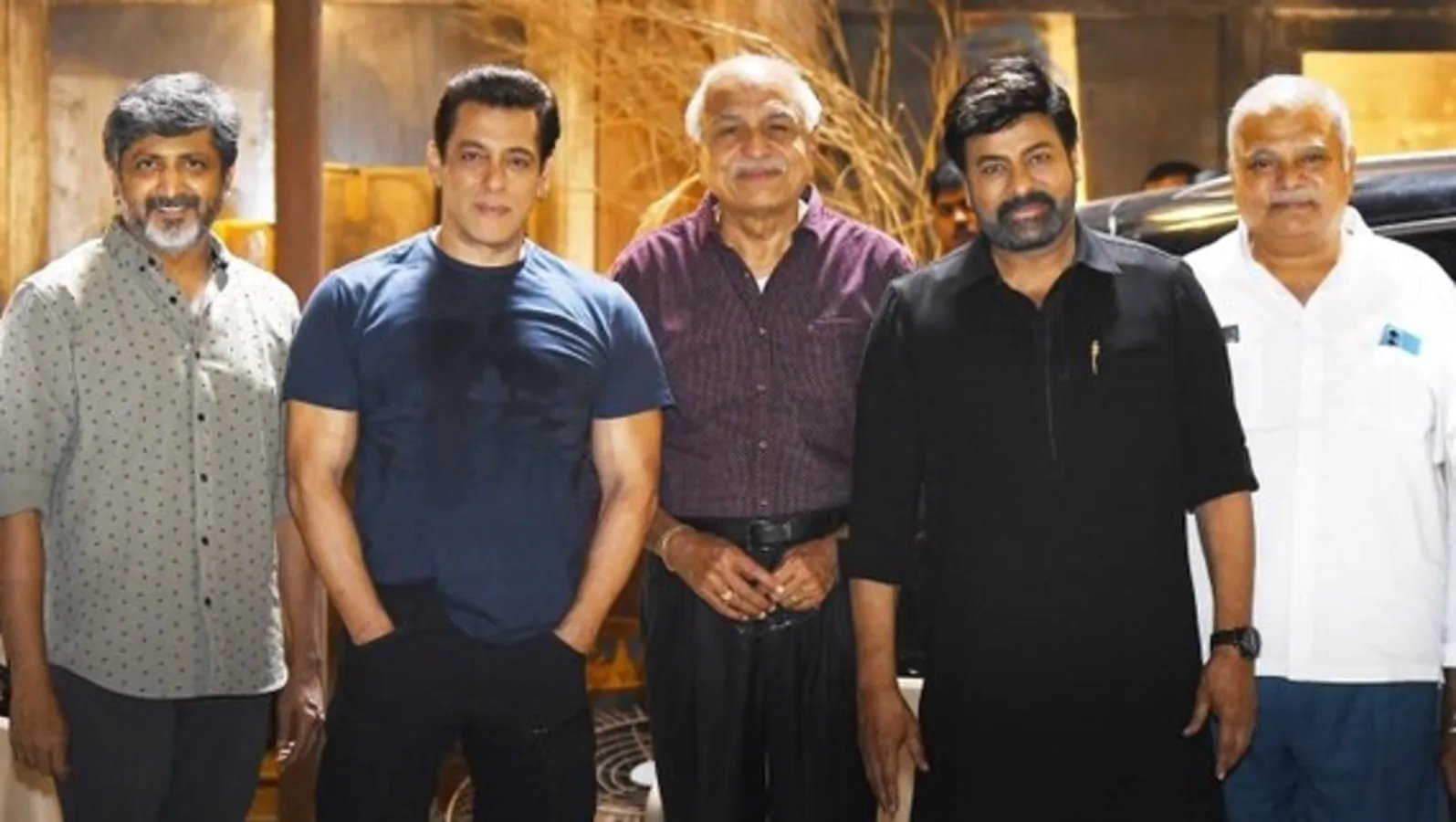 Salman Khan’s pic with Chiranjeevi from the sets of Godfather goes viral