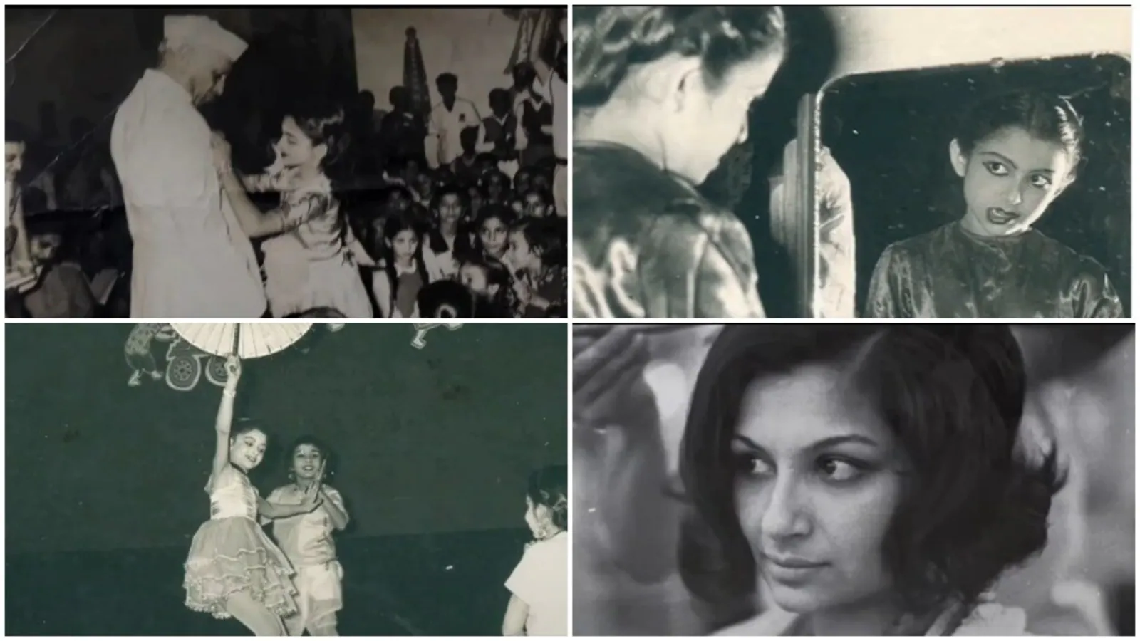 Sharmila Tagore seen with Jawaharlal Nehru in throwback pictures shared by Saba Ali Khan