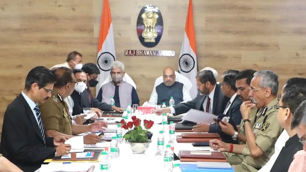 Strengthen security grid to stop cross-border infiltration: Shah at J&K meet