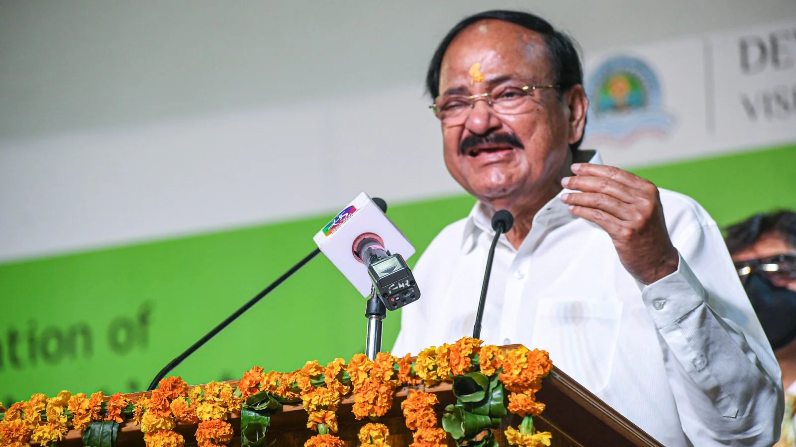 What is wrong with saffronisation of education system, says Vice President Naidu