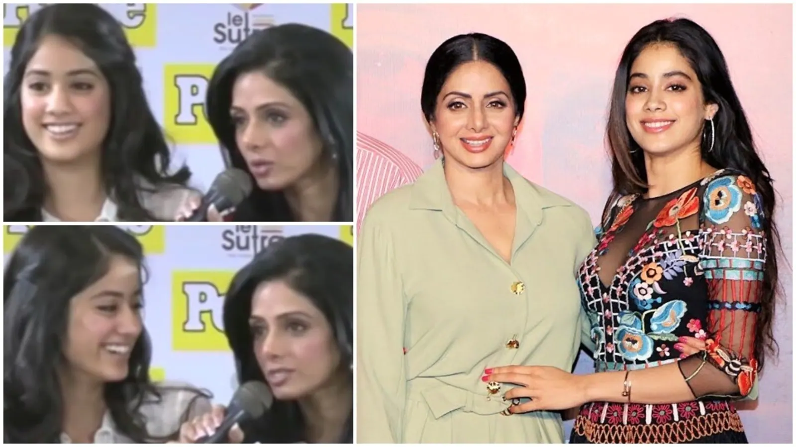 When Sridevi trolled Janhvi Kapoor for not knowing how to speak in Hindi, left the mediapersons in splits