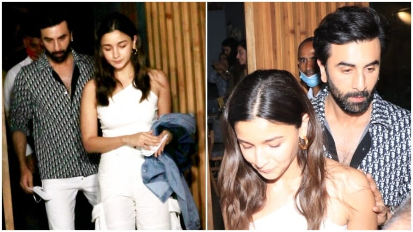 Alia Bhatt dazzles in all-white crop top and pants for date night with Ranbir Kapoor: See pics, video