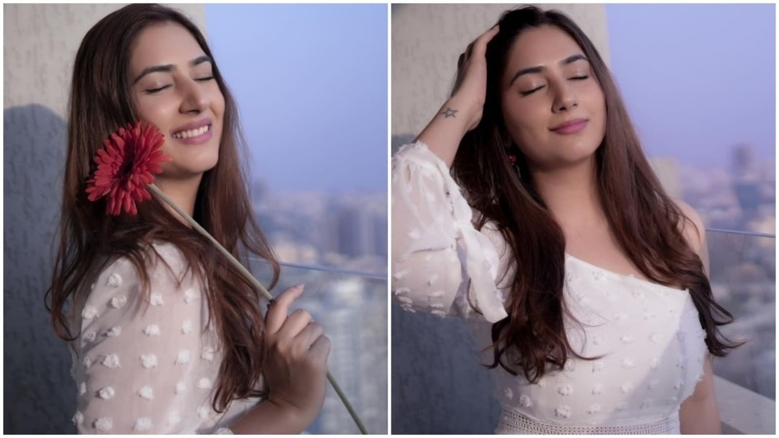 Disha Parmar exudes elegance in white one-shoulder bodycon dress for sunkissed shoot: Check out pics