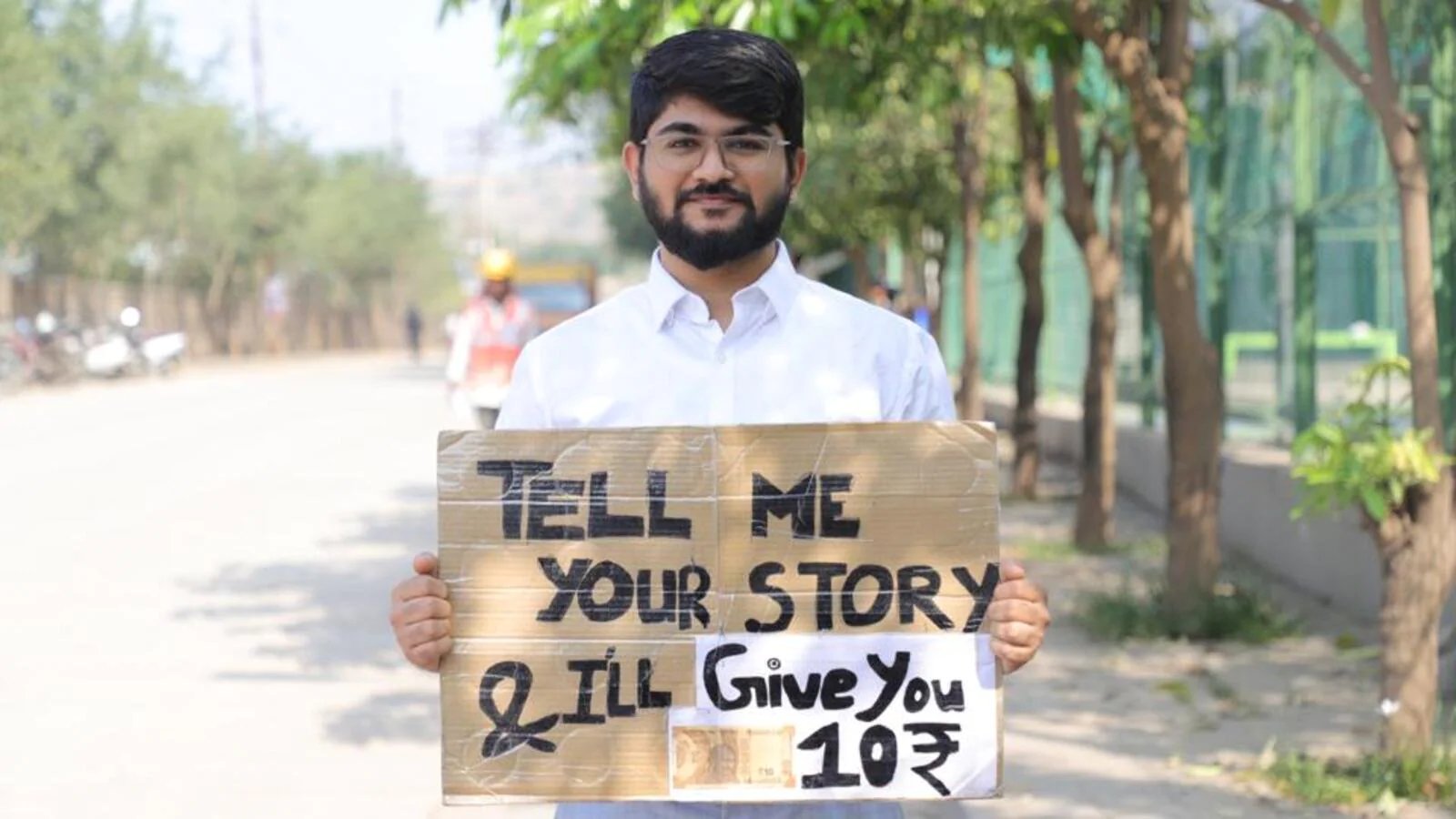 The curious case of a Punekar, a placard and a promise to listen