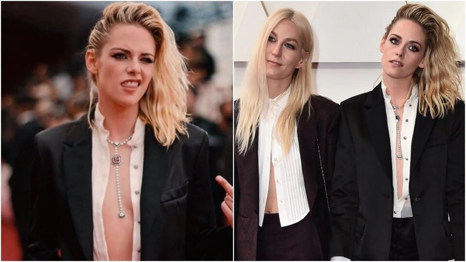 Kristen Stewart ditches gown in true queen style, stuns in shorts and unbuttoned shirt with blazer at Oscars: See pics