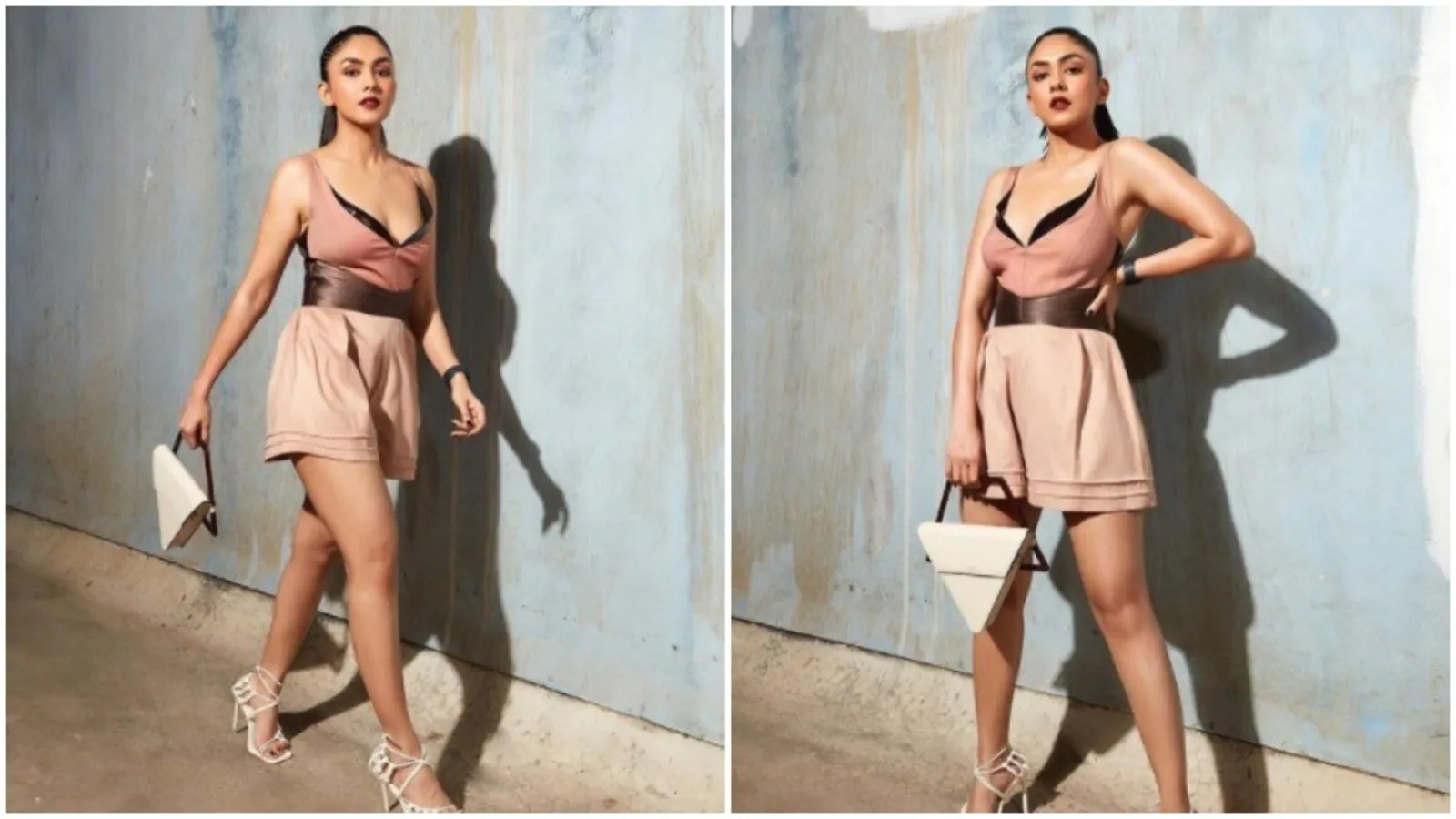 In a pastel dress, Mrunal Thakur is ready to stop fashion traffic