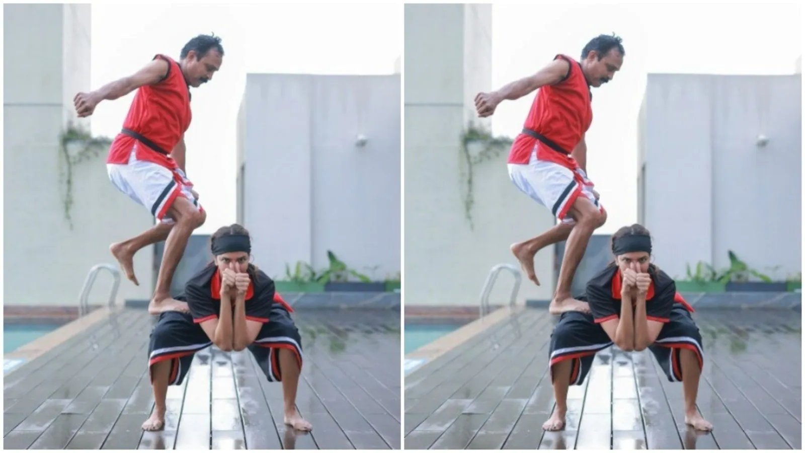 Lakshmi Manchu’s showcases her new Kalaripayattu pose, speaks of its benefits