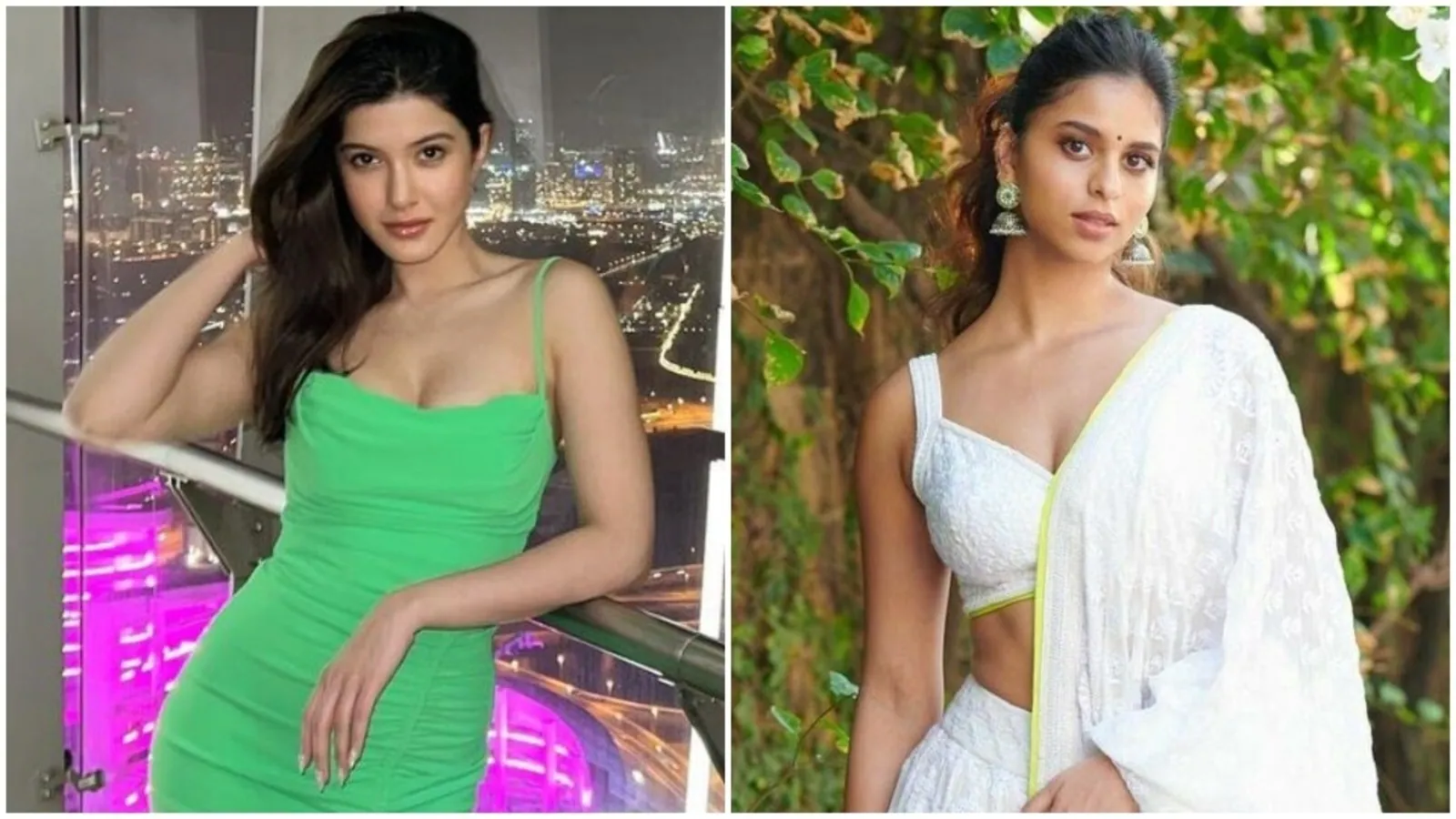 Shanaya Kapoor’s pics in green slip dress sets Internet on fire, gets compliment from Suhana Khan. It costs ₹4k