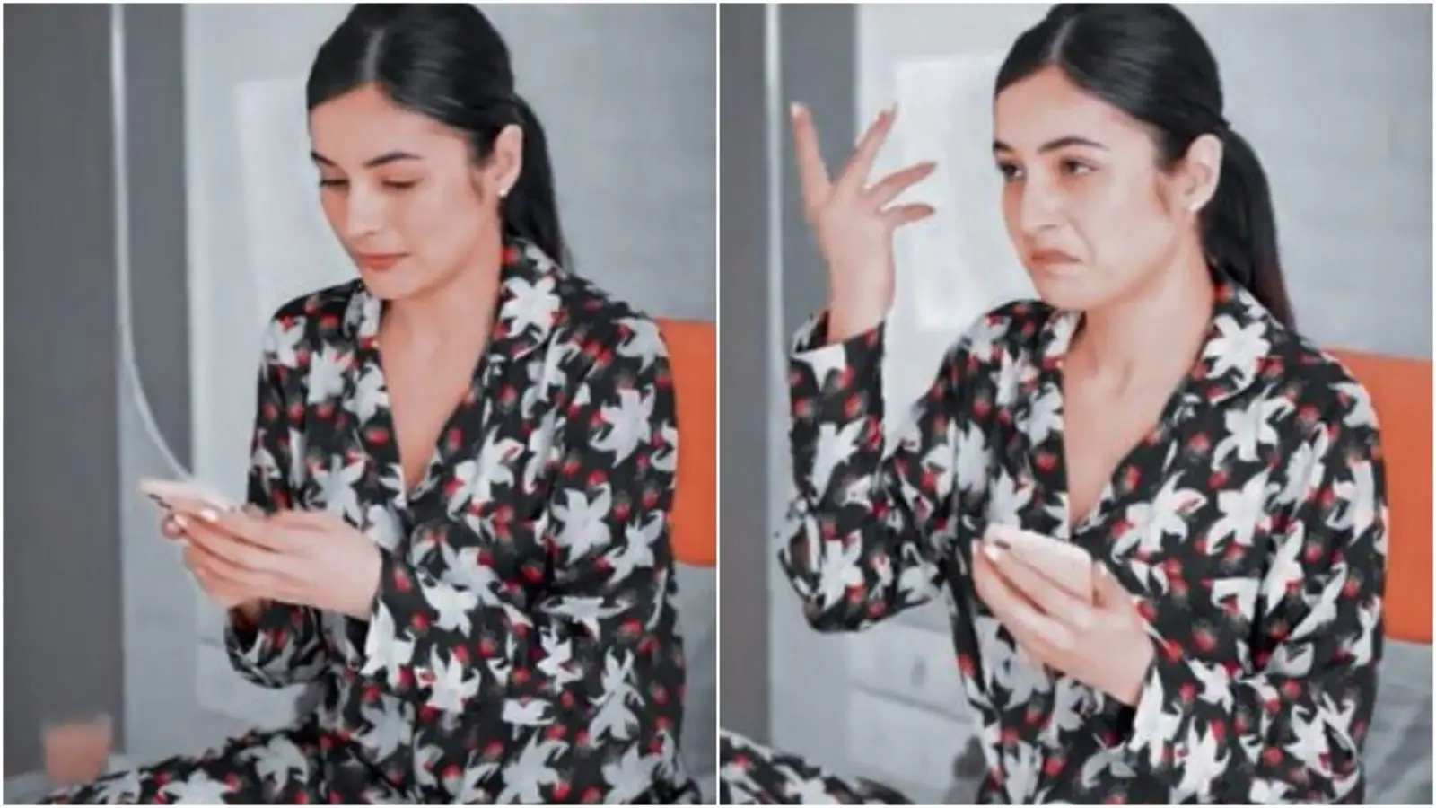 Shehnaaz Gill in floral pyjama set nails a cool loungewear look you would want to steal, it costs ₹2k