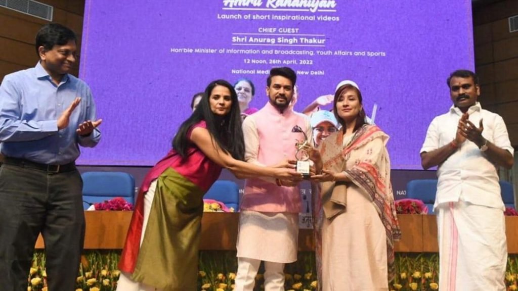 ‘Super 7’ women felicitated by govt to mark 75 years of independence