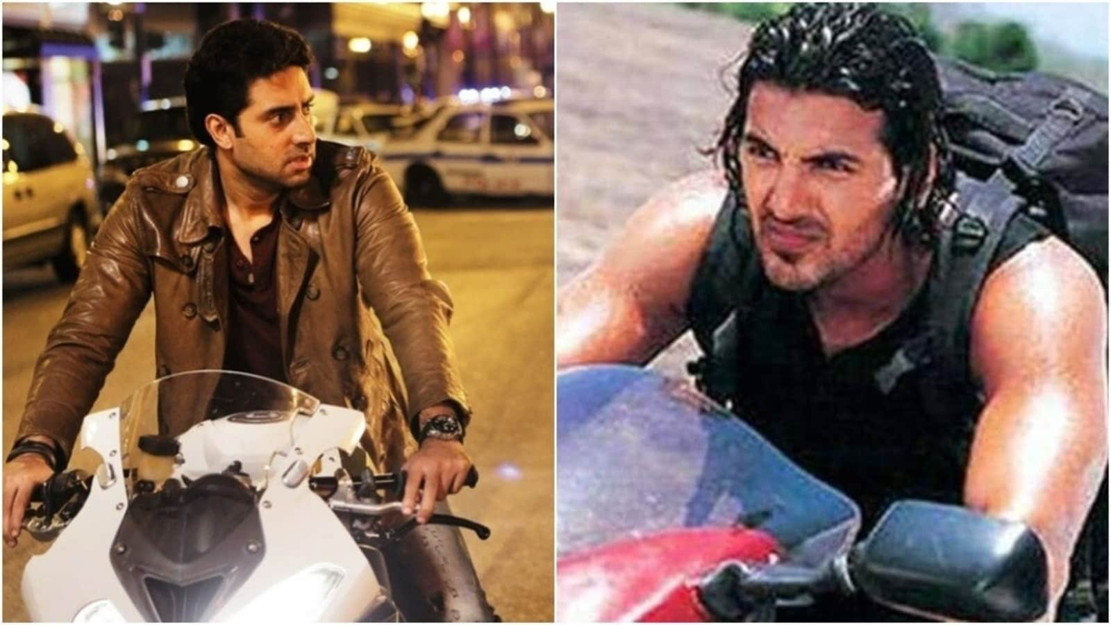 Abhishek Bachchan says John Abraham taught him how to ride a bike before Dhoom: ‘Parents never allowed me to ride’