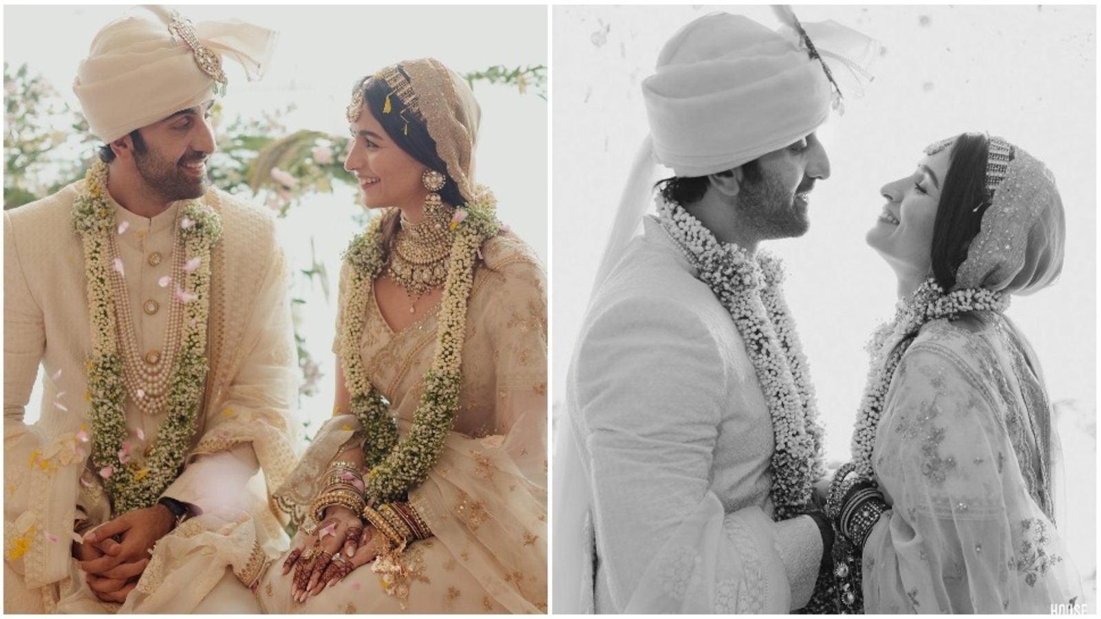 Alia Bhatt and Ranbir Kapoor smile and look into each other’s eyes in unseen wedding pics. See here