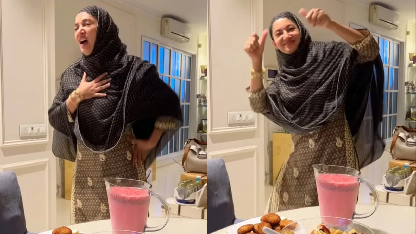 Gauahar Khan shares funny ‘expectations vs reality’ video on fasting during Ramadan while avoiding treats