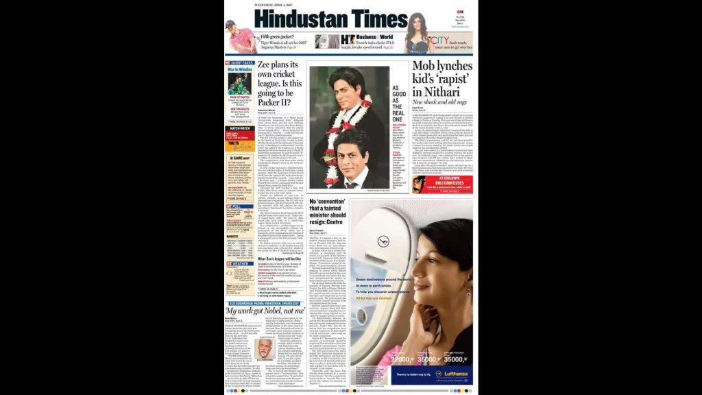 HT This Day: April 4, 2007 — ‘My work got Nobel, not me’
