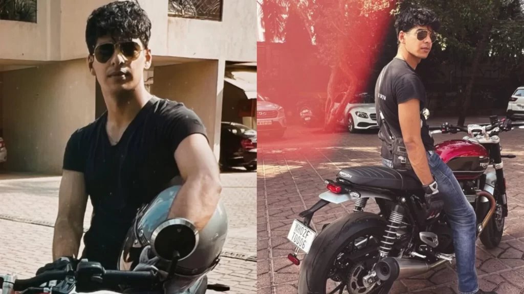Ishaan Khatter buys Triumph Bonneville Speed Twin bike worth ₹13 lakh, brother Shahid Kapoor gifts him a helmet