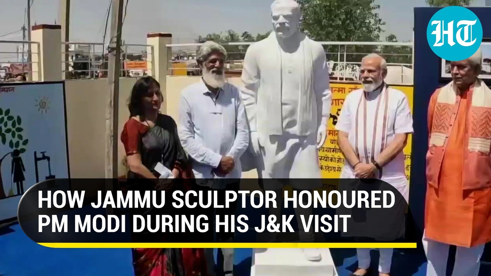 PM Modi lauds Jammu sculptor for making his six-foot tall statue in record time