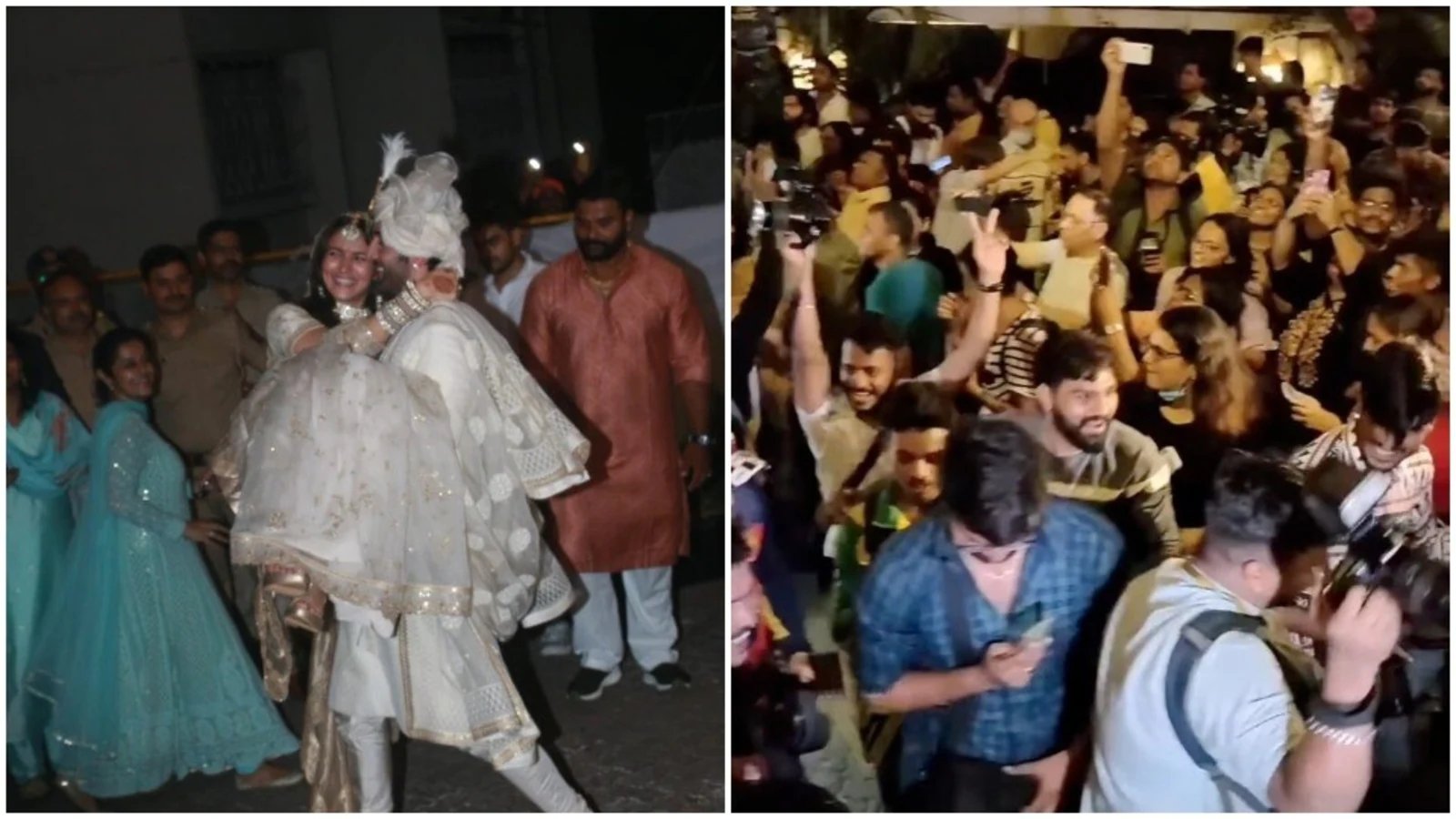 Paparazzi broke into a dance party after finally getting Alia Bhatt and Ranbir Kapoor’s pics. Watch video