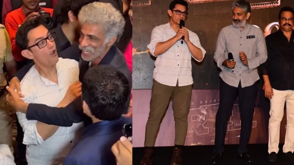 RRR ₹1000 cr success bash: Aamir Khan, Ram Charan, Jr NTR attend, Palak Tiwari joins too