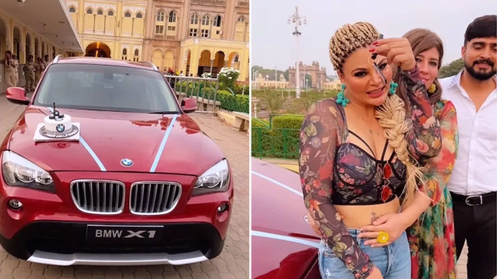 Rakhi Sawant shows off new BMW X1 worth ₹50 lakh gifted to her by friends. Watch
