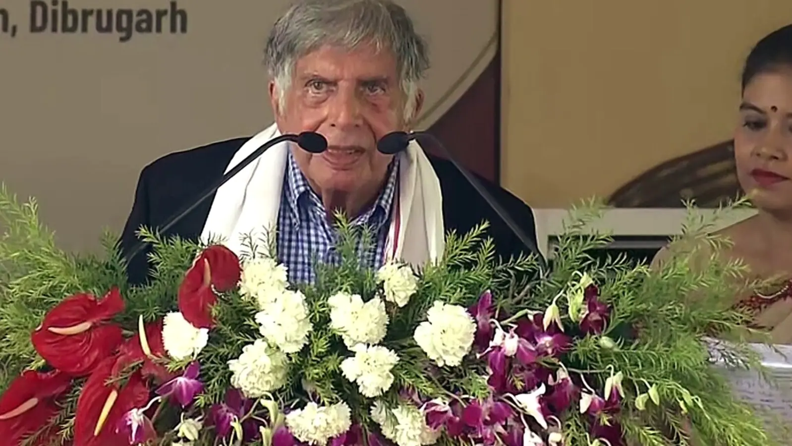 Ratan Tata’s Assam speech wins hearts as he shared stage with PM Modi| Video