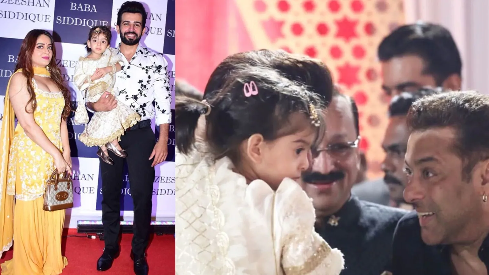 Salman Khan bonds with Jay Bhanushali-Mahhi Vij’s daughter at Baba Siddique’s bash, fans say he ‘will be a good father’