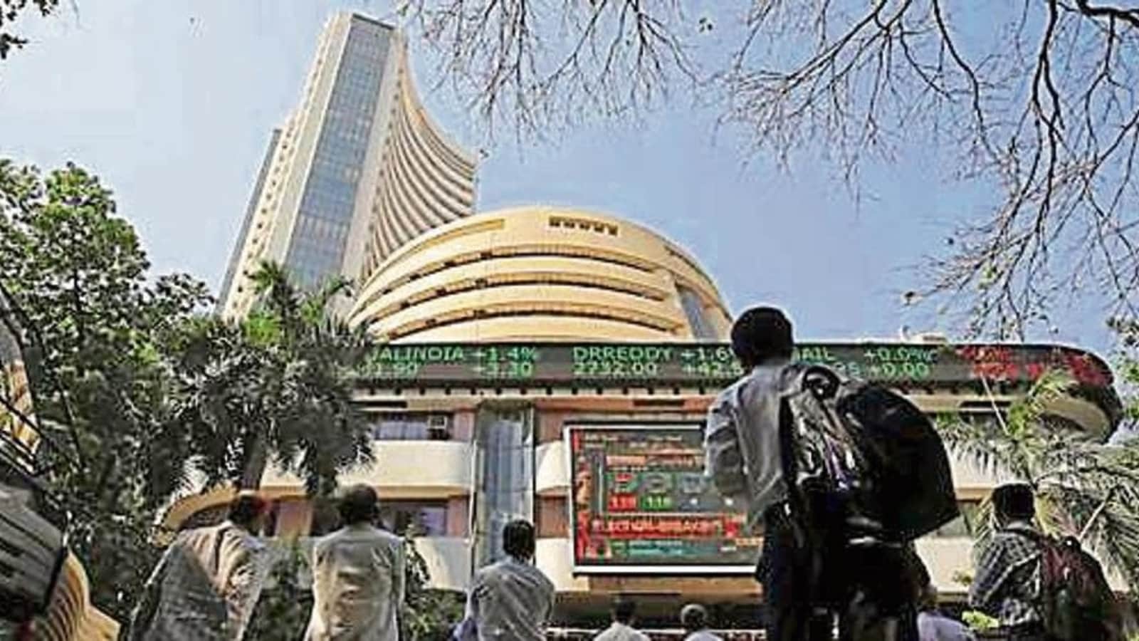 Sensex opens in the red, tumbles 372 points to 56,983; Nifty at 17,073