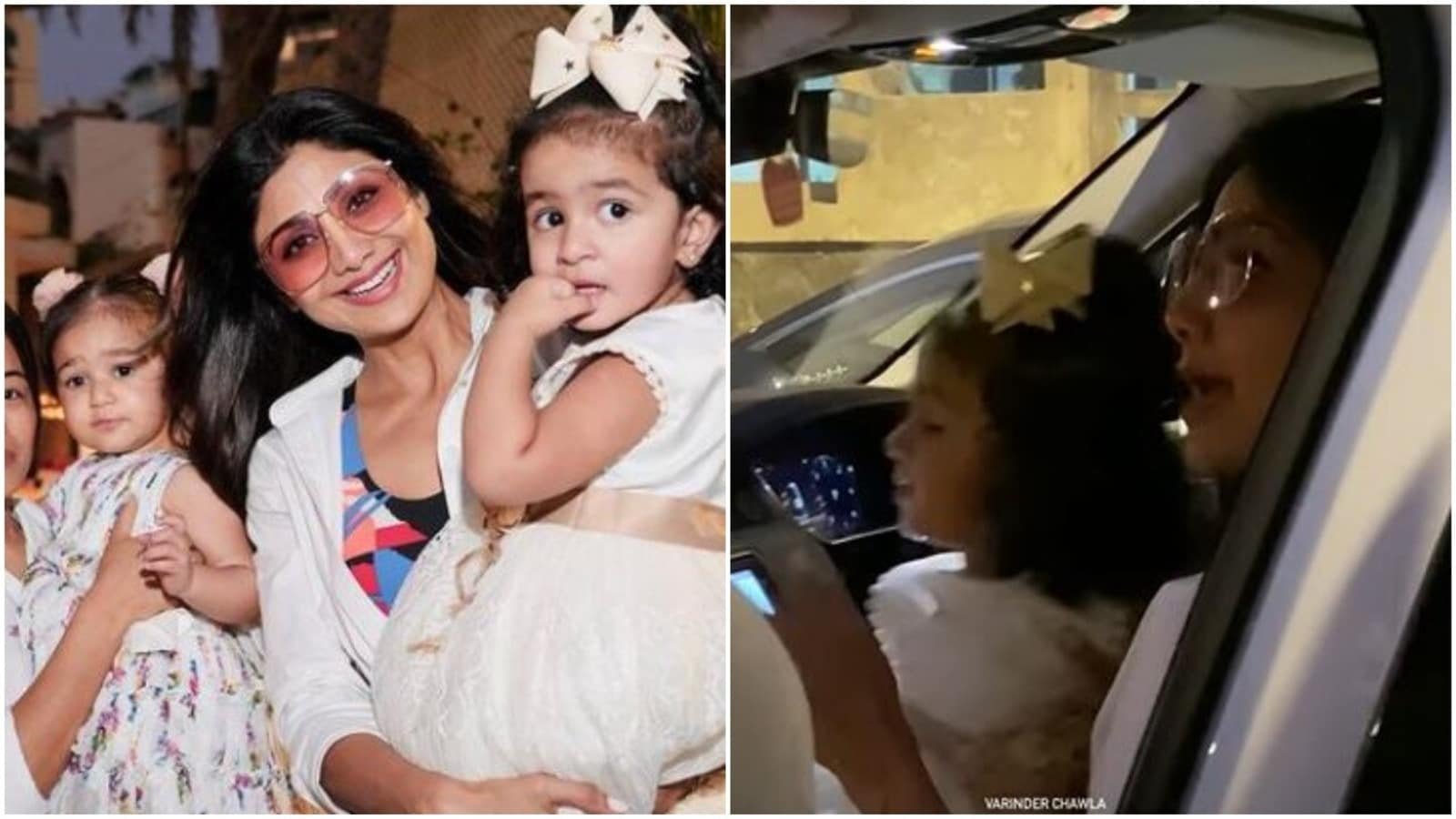 Shilpa Shetty is shocked as fan tries to enter her car for a pic with Samisha Shetty, watch